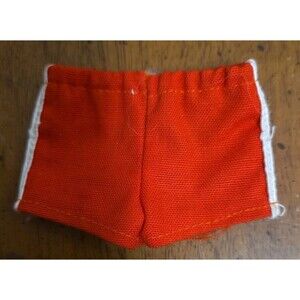 Mattel Ken Swim Trunks in Red White Stripes Vintage Barbie 1960s